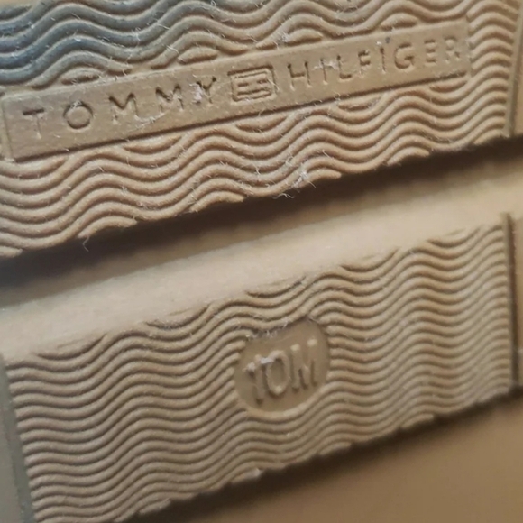 Tommy Hilfiger sz 10 Brown red plaid Lace Up Bootie chunky block heel - Picture 3 of 12